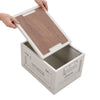 Folding Camping Storage Box Trunk Organizer Lidded Outdoo Car Picnic Garage Home