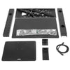 Heavy Duty Floor TV Stand with Mount for 32-65" TVs with 2-Tier Storage Shelves
