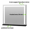 EMKE LED Hollywood Vanity Makeup Mirror Dressing Table Mirror 50x42cm Light Up