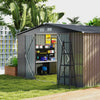 Outdoor Storage Shed Large Utility Tool House 362cm x 362cm x 197cm-Grey