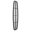 38x120CM WINDOW STYLE MIRROR LIVING ROOM DECOR HALLWAY GARDEN WALL GLASS (BLACK)