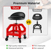 Rolling Seat Mechanic Stool Chair Height Adjustable Roller Work Chair w/Tray