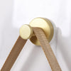 LUVODI LED Bathroom Mirror with Golden Frame, 800x800mm Round Illuminated