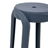 Set of 10 Plastic Stacking Stools Space Saving Stackable Kitchen Dining Chairs
