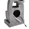 Solar Powered Water Feature Outdoor Fountain Garden Ornament LED Statue Lights