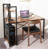 Oak & Tea OJ-020 Computer Desk，DIY Storage Shelves, 4 Tier 40-3-540