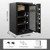 73L Digital Security Safe Box Electronic Money Cash Jewelry Deposit with 2 Keys