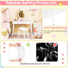 Kids Vanity Set Makeup Dressing Table Set w/Adjustable Brightness-White
