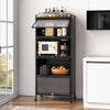 5-Tier Kitchen Baker’s Rack Mobile Microwave Stand Kitchen Storage Cabinet