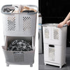 Large Laundry Sorter Cart Hamper Organizer Washing Clothes Bin Basket On Wheels