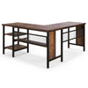L-shaped Office Desk Home Office 150cm Large Corner Desk Computer Workstation