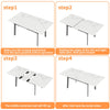 130-160cm Extendable Dining Table Large Kitchen Table