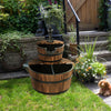 Garden Fountain 2 Floors Fountain Closed Water Circuit with Pump & Water Feature