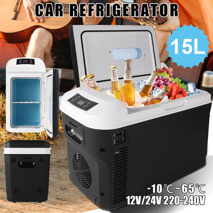 15L Mini Fridge Portable Refrigerator Car Camping Electric Freezer -10℃~65℃ UK