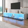 180cm Wall Mounted TV Unit Cabinet Floating TV Stand High Gloss LED Lights
