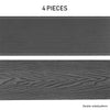 Composite WPC Decking Boards Double-Sided Deep Embossed Woodgrain Plastic Boards
