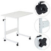 Adjustable Height Sofa Bed Side End Coffee Table on Wheels Laptop Notebook Desk