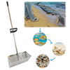 Beach Sand Rake, Beach Foldable Tooth Stainless Steel Sand Sifter +Foldable Pail