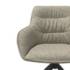 Modulax Como Celine Husk Mobus Fabric Dining Chair with Swivel Base RRP £599
