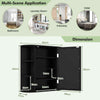 Bathroom Medicine Cabinet Wall Mounted Storage Cabinet w/ Mirror Door