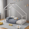 Toddler PineWood Bed Frame Children Kids Junior House Bedframe Bedroom Furniture
