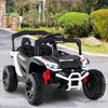 COSTWAY 12V Kids Ride On Car Electric UTV Truck with Remote Control-White