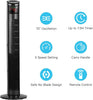 Tower Fans Cooling 36'' Oscillating Fan w/ Remote LED Display Timer & 3 Speed UK