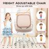Kids Swivel Desk Chair Ergonomic Children Rolling Study Chair w/Mesh Back