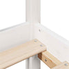 Bed Frame with Drawers White 200x200 Solid Wood Pine C8K9