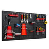 Wall-Mounted Tool Organize Set Pegboard Garage Storage Holder Wrench Set Rack
