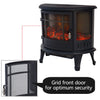 Panoramic Effect Electric Fire 1800W Heater LED Flame Log Burner Fireplace Stove