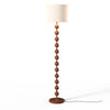 Wooden Bobbin Floor Lamp Base Living Room Free Standing Light LivingRoom Bedroom