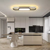 Dimmable Modern Ceiling Lamp LED Acrylic Linear Ceiling Light w/ Remote Bedroom