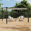 Garden Pergola Awning Gazebo Outdoor Canopy Furniture 13FT Barbecue Shelter