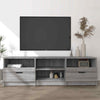 TV Cabinet Grey Sonoma 150x33.5x45 cm Engineered Wood UK