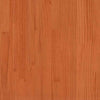 Gecheer Bed Frame Wax Brown 90x190 Solid Wood Pine Z4I7