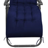 Zero Gravity Chair Set of 2 Outdoor Garden Sun Lounger Padded Recliner Cushions