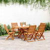Folding Garden Chairs 6 pcs 57x66x95 Solid Wood Acacia Q7C3
