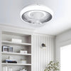 LED Ceiling Fan Light Dimmable Living Room 20 inch Lamp Pendant Smart Control