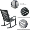 Outdoor Rocking Chairs Set of 2 Wooden Patio Adirondack Chair for Balcony Garden