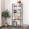 Industrial Bookcase Ladder Shelf Unit Rack Storage Shelving Bookshelf Home Stand