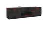 LED TV Stand Cabinet Unit Modern TV Console Desk with Storage and Shelf