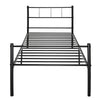 Simple Budget metal bed Single bed Frame w/Mattresses Option Bedroom Furniture