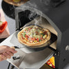 2-layer Outdoor Mini Pizza Oven Portable Wood Fired Pizza Maker w/Cooking Grill