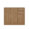 Sideboard Cabinet Cupboard Unit Storage Furniture With Drawers & Doors 4 Colors