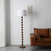 Wooden Bobbin Floor Lamp Base Living Room Free Standing Light LivingRoom Bedroom