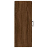 Wall Mounted Cabinet Brown Oak 34.5x34x90 cm Engineered Wood