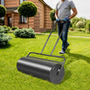 63L Steel Garden Lawn Roller Water Sand Filled Outdoor Grass Roller w/Drain Plug