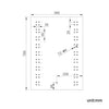 LED Bathroom Mirror with Shaver Socket Demister Sensor Touch Illuminated Lights