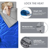Double Sleeping Bag 4 Seasons Lightweight Camping Bag w/2 Pillows & Carrying Bag
